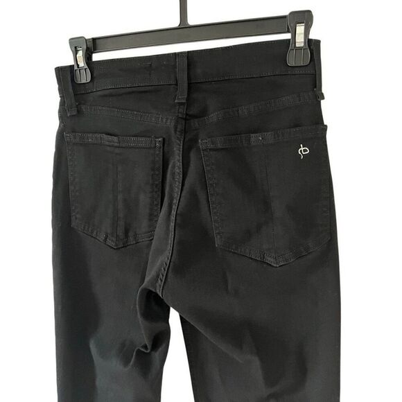 Rag & Bone Nina High waisted ankle cigarette Jeans Black Size 25 size 0 / 2 - Picture 7 of 16